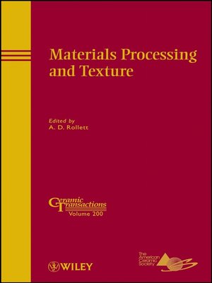 cover image of Materials Processing and Texture